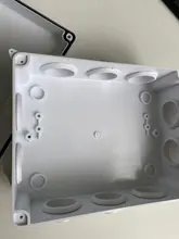 Caja de alimentación impermeable para exteriores, caja de control eléctrico de plástico ABS IP65, bricolaje, carcasa de cable de conexión interior, caja de empalme de Rama