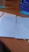 Cuaderno A5 A6 de color rosa y morado, 40 hojas, recambio de papel espiral, 6 agujeros, diario, semanal, página, Agenda, regla de índice 2021