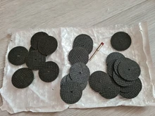 25 uds hoja + 1 Uds conexión abrazadera de fibra de vidrio reforzada con corte de disco de la rueda W/ 1 mandril 1/8 ajuste Dremel herramienta