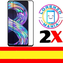 Realme 8 – protecteur d'écran 4G, 2 pièces, en verre trempé, Compatible avec écran Lcd, pour Mobile=