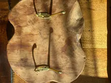 Coat Hooks Wall-Mounted 20-Screws Retro Black/gold Hardware for Hat Dual-Prong Hanger