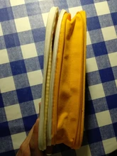 Angoo-Estuche clásico de bolsillo para bolígrafos, bolsa de almacenamiento de papelería plegable, organizador para viaje de cosméticos, para estudiantes, A6449