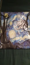 De moda pintura noche estrellada de Van Gogh, bolsa totoro patrón mochila bolsa de viaje pequeña mochila bolsa para playa regalo de los niños