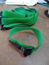 10 Uds de Nylon correa de gancho y bucle Cable de 20/30/45/50/60cm de longitud 2cm ancho auto-adhesivo reutilizable Cable ordenado PC organizador TV