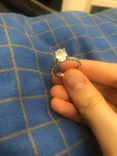 Encanto repleto de circonita anillo de compromiso de cristal de las señoras de moda anillo de nuevo 2020