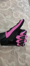 PRO de caballero dedo lleno de pequeño tamaño S Rosa naranja negro las mujeres guantes de la motocicleta Moto Mujer Luva moto race guantes de Mujer