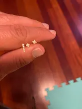 3 unids/set pendientes de plata 925 Real para mujer pendientes de circonita pequeña regalo de niña pendientes de Piercing de cartílago para mujer delicados aretes R5