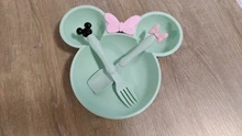 Vajilla de dibujos animados de paja de trigo para bebé, Platos para niños, Platos de cena para niños, plato de alimentación de bebé, tazón de entrenamiento, cuchara, tenedor, 3 uds.
