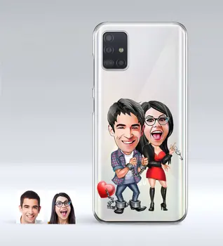 Personalized Valentine Caricature Of Samsung Galaxy A51 Thin Transparent Silicone Phone Kapağı-1
Personalized Valentine Caricature Of Samsung Galaxy A51 Thin Transparent Silicone Phone Kapağı-1