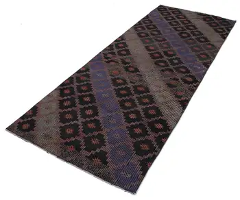 106x280 Cm Brown Handmade Oriental Rug Runner Rug-3x9 Ft
106x280 Cm Brown Handmade Oriental Rug Runner Rug-3x9 Ft