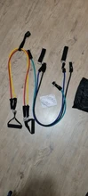 Banda con tubos de resistencia para Fitness, cuerda de tracción elástica para Yoga, gimnasio, expansor de entrenamiento, anclaje de puerta con mango de correa en el tobillo, 11/16 Uds.
