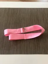 Correa de Yoga de 1,8 m x 3,8 cm, correas de ejercicio de algodón duraderas, hebilla de anillo D ajustable, da flexibilidad para estiramiento de Yoga y Pilates