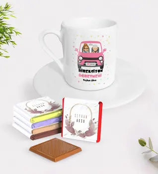 Personalized Special Steering Wheel Öğretmeni Turkish coffee Cup and Chocolate Gift Set
Personalized Special Steering Wheel Öğretmeni Turkish coffee Cup and Chocolate Gift Set