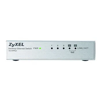 Desktop Switch ZyXEL ES-105AV3-EU0101F 200 Mbps LAN RJ45 x 5 White
Desktop Switch ZyXEL ES-105AV3-EU0101F 200 Mbps LAN RJ45 x 5 White