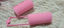 12 unids/set Rosa esponja suave cojín de espuma rodillos del pelo rulos salón de peluquería de rizos peluquería herramienta Kit de DIY