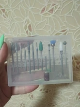 Estuche de almacenamiento para brocas de uñas, contenedor de soporte de cortador de molino eléctrico, caja vacía de acrílico, accesorios, LA994-1 de herramientas