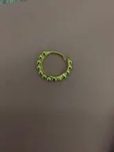 CANNER-pendientes de plata de ley 925 para Mujer y hombre, Piercing con hebilla de hueso del oído, círculo redondo, minimalista, para fiesta