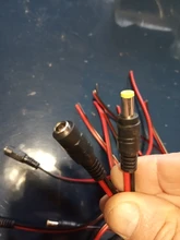 Conectores de CC de 12V y 5A, Cable de alimentación de 5,5x2,1mm, conector macho y hembra para cámara de seguridad CCTV, conectores adaptadores de corriente