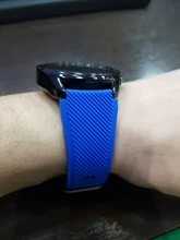 20mm, 22mm, banda para Samsung Galaxy ver 3/46mm/42mm/activo 2 de s3 frontera/S2 pulsera de silicona Huawei GT/2/2e/GT2 Pro