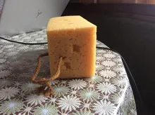 IIOHOII-esponja Extra grande para lavado de coche, panal de abeja, Coral, bloque de esponja gruesa amarilla, suministro de coche, herramientas de lavado, absorbente