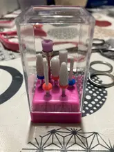 Juego de fresas combinado para manicura, Kit de brocas de taladro de cerámica para uñas herramientas de pulido de Gel de eliminación eléctrica