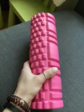 Columna de Yoga para gimnasio, rodillo de espuma para ejercicio, Pilates, Yoga, rodillo de masaje muscular, deportes musculares, rodillo de bloqueo de 30cm