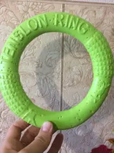 Portátil mordedores de juguete para perros discos voladores perro juguetes interactivos anillo de formación al aire libre para la pequeña mascota grande perro movimiento productos de herramientas