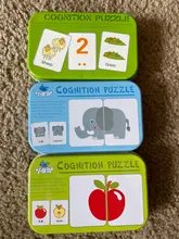 Tarjetas de puzles cognitivos para bebé, juguetes educativos, juego de relacionar, vehículo de dibujos animados, animales frutales, tarjetas didácticas en inglés para niños
