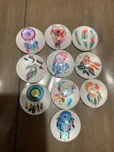 De moda de BeautyDream catcher10pcs 12mm/18mm/20mm/25mm redondo de vidrio foto de vidrio cabochon demo plana haciendo conclusiones ZB0485