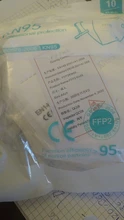 Mascarilla de seguridad FFP2 de 5 capas, máscara respiradora KN95 antipolvo, con filtro FPP2 reutilizable