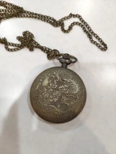 Reloj de bolsillo Retro Para hombres y mujeres, diseño de conejo, colgante, collar, regalo para niños