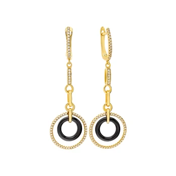 Silver earrings with ceramics and cubic zirconia sunlight sample 925
Silver earrings with ceramics and cubic zirconia sunlight sample 925