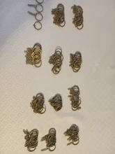 20 unids/lote llavero Chapado en 6 colores 50mm largo partido redonda llaveros al por mayor