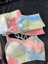 Conjunto de yoga sin costuras, ropa deportiva de gimnasio, leggings de cintura alta, Sujetador deportivo, top de yoga 2020