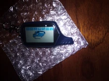 B6-Cadena de llave de Control remoto LCD de 2 vías para vehículo ruso, sistema de alarma para coche de dos vías, línea de estrellas, B6