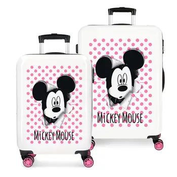 Luggage Set Mickey Mouse rigid 55-68cm in pink
Luggage Set Mickey Mouse rigid 55-68cm in pink
