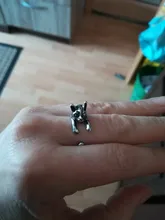Anillo ajustable para gato, anillos de animales, joyería para hombre y mujer