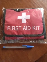 Kit de primeros auxilios para coche, bolsa plegable de alta capacidad para tratamiento de emergencia, para viaje o Camping, impermeable, portátil