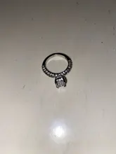 Encanto repleto de circonita anillo de compromiso de cristal de las señoras de moda anillo de nuevo 2020