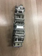 Pulsera multifunción de acero inoxidable para bicicleta, Kit de herramientas de conducción de perno, pulsera de banda de rodadura, herramienta fácil de usar para exteriores