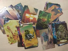 Mini juegos de cartas de Toy story para niños, 78 cartas de juego, juguetes educativos de fantasía para fiesta en casa, mesa divertida, regalos de juego, espejos