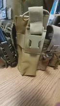 Bolsa táctica militar Airsoft para Paintball Molle, bolsa de Radio Talkie, bolsa de botella de agua