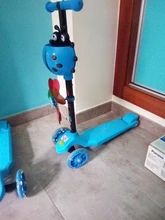 Patinete de viento Ladybug para niños y niñas, patineta plegable de 3 ruedas con altura ajustable, adaptable, de 3 a 8 años