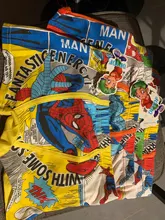 5 pieces Childrens Underwear 3 to 7 yrs boys Flat-angle cotton underpants baby cartoon SpiderMan pants Boxer panties set