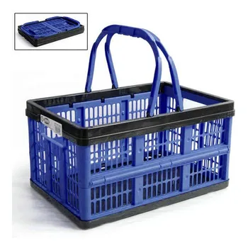 Folding Box with Handles Voilà Tontarelli 16 L Blue 
Folding Box with Handles Voilà Tontarelli 16 L Blue
