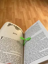 Marcapáginas de hierba de silicona, marcadores de hierba pequeños, Bloc de notas, notas, papelería, regalo de novedad, suministros escolares, 1 ud.