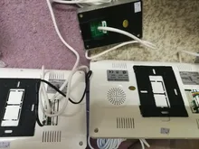 Sistema de videoportero con cable para el hogar, sistema de intercomunicador con vídeo, kit de cámara y monitor para timbre, seguridad del hogar
