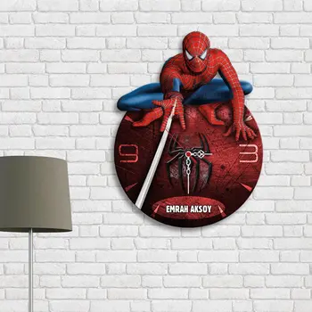 Personalized Spider Man Design Wooden Wall Clock-3
Personalized Spider Man Design Wooden Wall Clock-3