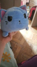 Gato de doble cara para niños, animales de peluche, unicornio, 21 estilos