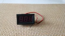 Voltímetro Digital LED CA 30-500V, 0,56 , medidor de voltaje, herramienta de instrumentos de voltios, 2 cables, pantalla roja, verde, azul, 110V, 220V, bricolaje, 0,56 pulgadas